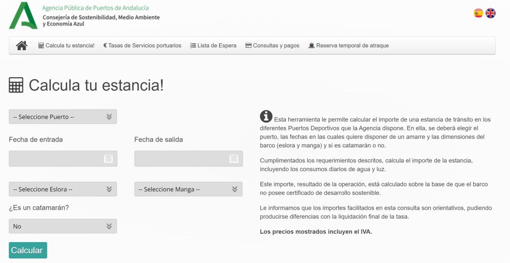 ¿Vas a hacer una travesía? Calcula cuánto te costará la estancia en otro puerto